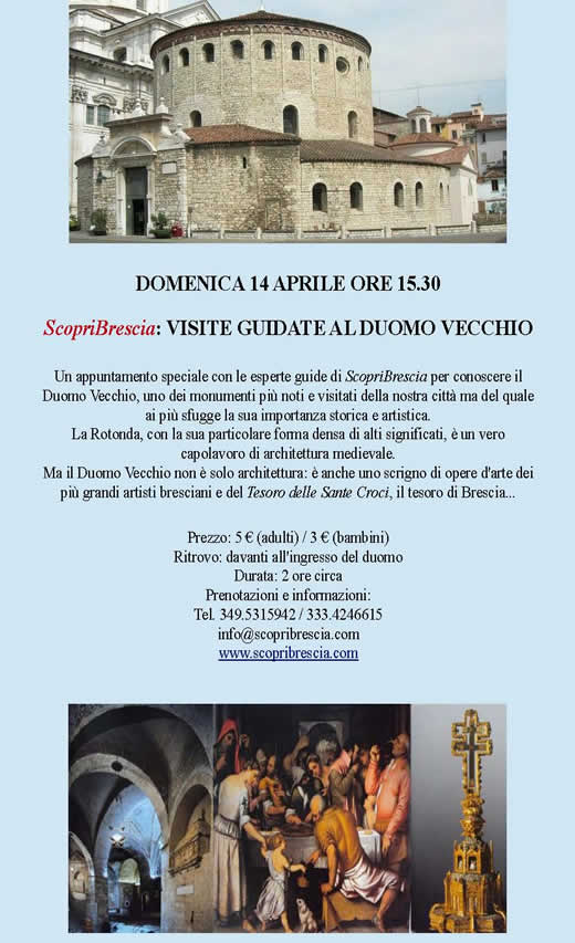 domenica 14 visite al duomo Vecchio