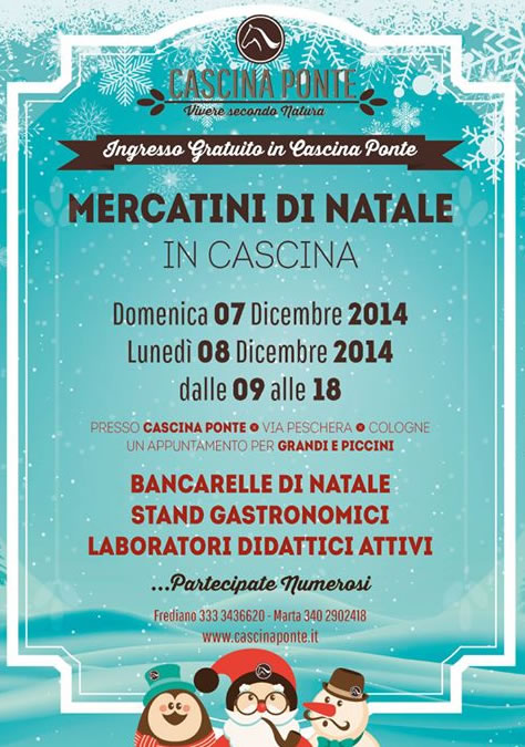 Mercatini di Natale in Cascina a Cologne