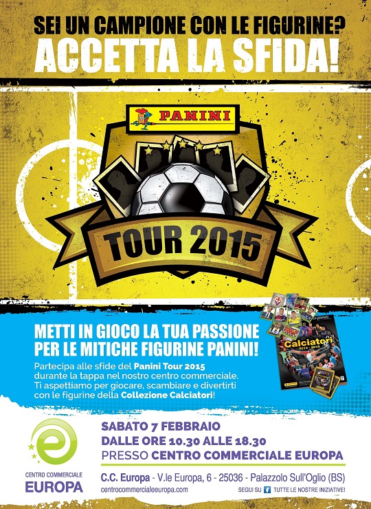 Panini tour 2015 CC Europa Palazzolo S O