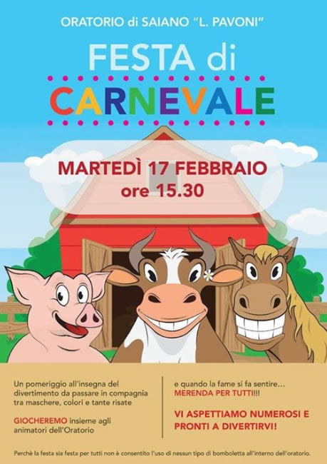 Festa di Carnevale 2015 a Saiano