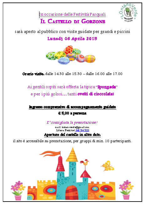 Pasquetta al Castello di Gorzone Darfo Boario Terme