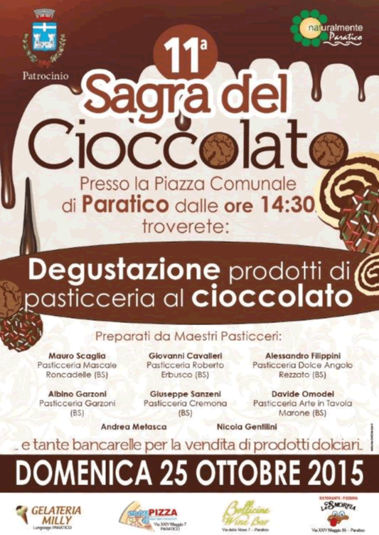 Sagra del Cioccolato a Paratico