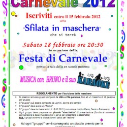 festa di carnevale a Capovalle