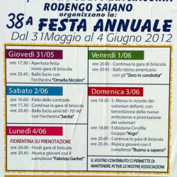 festa annuale avis a Rodengo Saiano