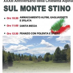 festa alpina sul monte stino