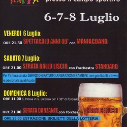 festa della birra a Sonico