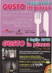 gusto in piazza a Breno