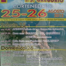 festa di san gregorio a Cortenedolo