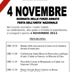 4 novembre a Collebeato