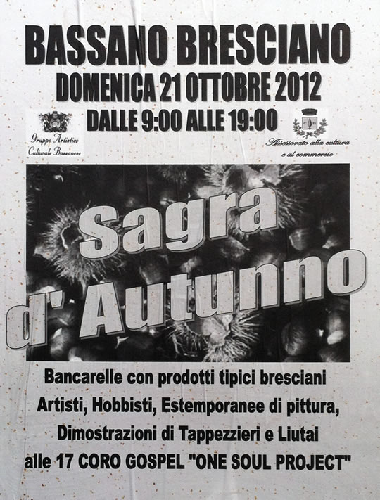 Sagra d’autunno a Bassano Bresciano