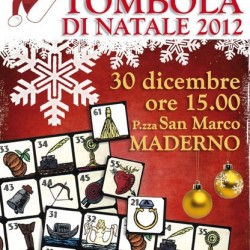 Tombolata di Natale 2012 a Toscolano Maderno