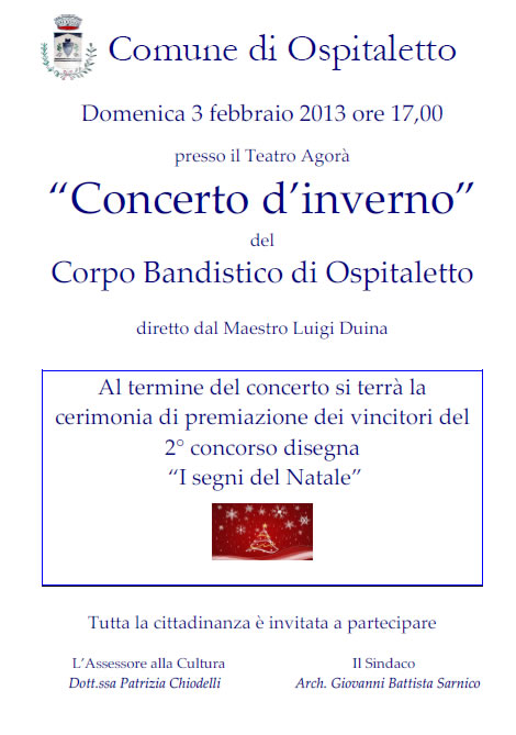 Concerto d'Inverno a Ospitaletto