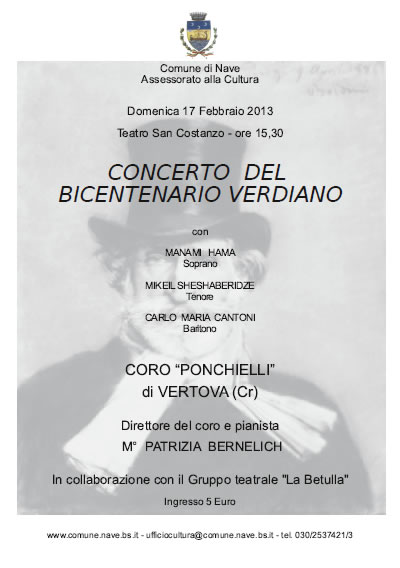 Concerto del Bicentenario Verdiano a Nave