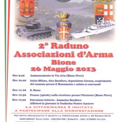2 Raduno Associazioni d'Arma a Bione