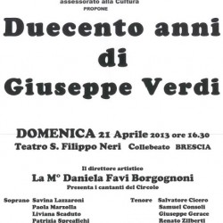 Duecento Anni di Giuseppe Verdi a Collebeato