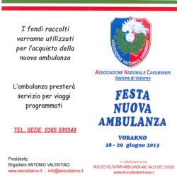 Festa Nuova Ambulanza a Vobarno