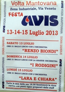 Festa Dell’AVIS A Volta Mantovana