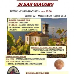 festa di san giacomo sale marasino