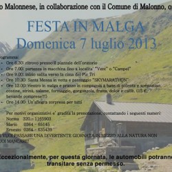 festa in malga a Malonno