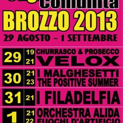 33 Sagra della Comunità a Brozzo di Marcheno 2013