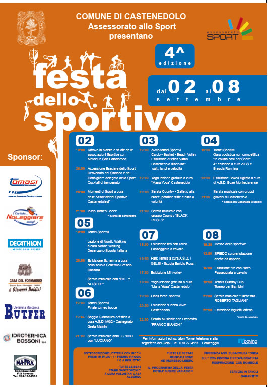 festa dello sportivo a Castenedolo 2013