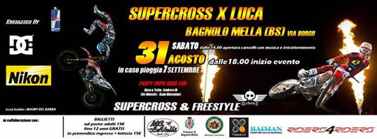 supercross per Luca