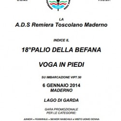 18° palio della Befana Toscolano Maderno 2014