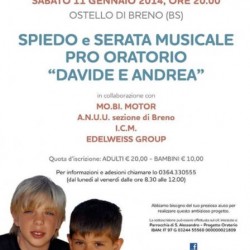 Spiedo e Serata Musicale Pro Oratorio a Ono S.Pietro