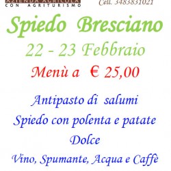 Spiedo Bresciano in Agriturismo a Castegnato