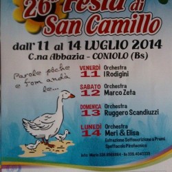 Festa di San Camillo 2014 Coniolo di Orzinuovi