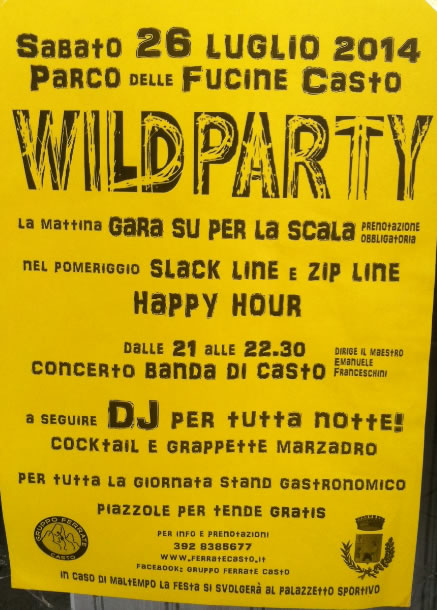 Wild Party a Casto