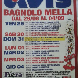 Festa dell'AVIS a Bagnolo Mella