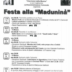 Festa della Madunina a Collebeato