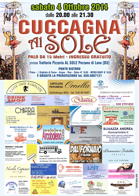 Cuccagna AL SOLE 2014 Leno