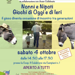 Nonni e Nipoti Giochi di Oggi e di Ieri a Collebeato