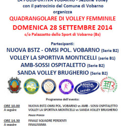 Quadrangolare Volley Femminile a Vobarno