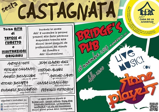 Castagnata al Bridges Pub Manerbio 2014