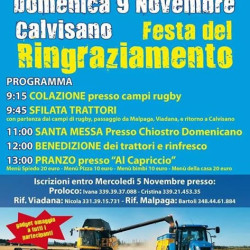 Festa del Ringraziamento a Calvisano