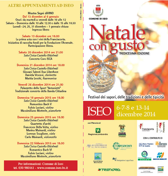 Natale con Gusto 2014 a Iseo