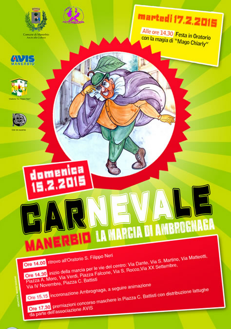 Carnevale 2015 a Manerbio