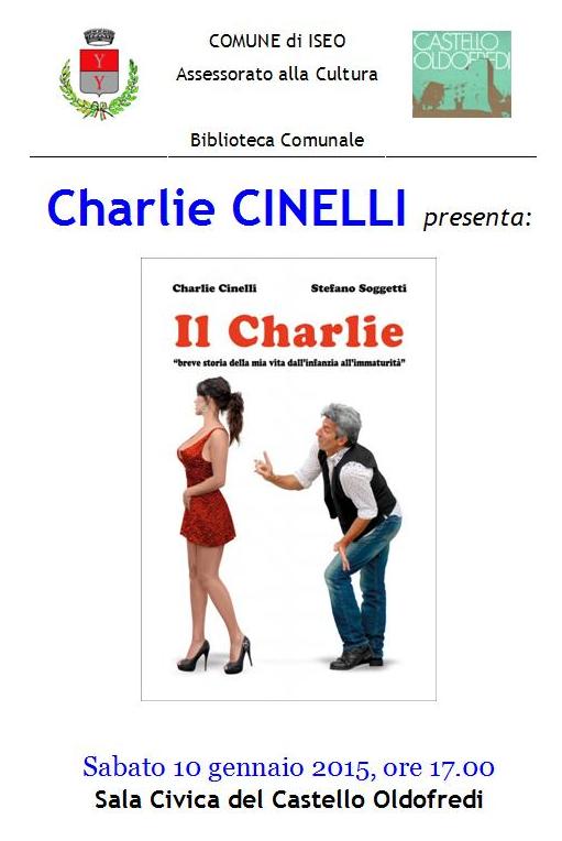 Charlie Cinelli il libro a Iseo