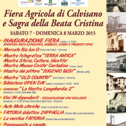 Fiera Agricola di Calvisano e Sagra della Beata Cristina 2015