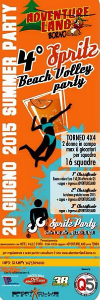 4 Spritz Beach Volley Party a Borno