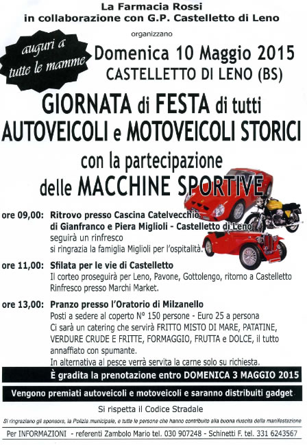 Auto e Moto Storiche a Castelletto di Leno