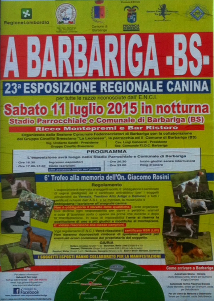 23 Esposizione Regionale Canina a Barbariga