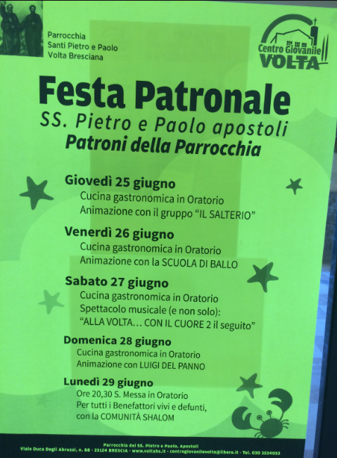 Festa Patronale SS. Pietro e Paolo Apostoli a Brescia