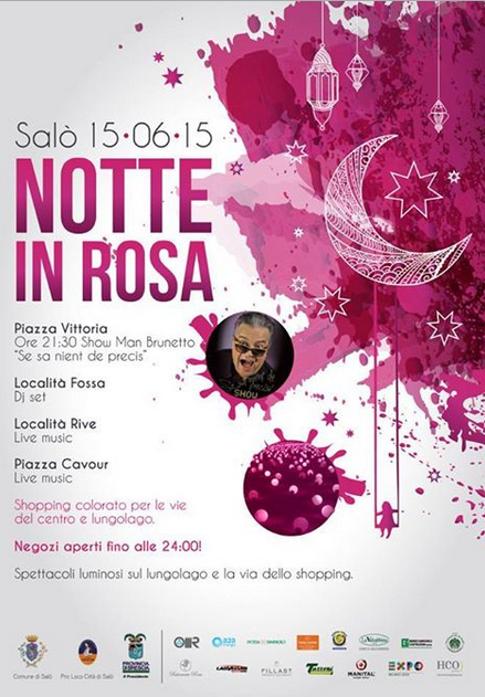 Notte in Rosa 2015 a Salò