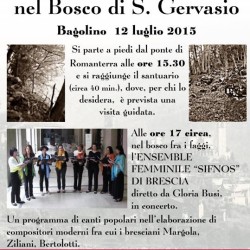 Concerto nel Bosco a Bagolino Bs