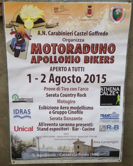 Motoraduno Apollonio Bikers  a Castelgoffredo MN