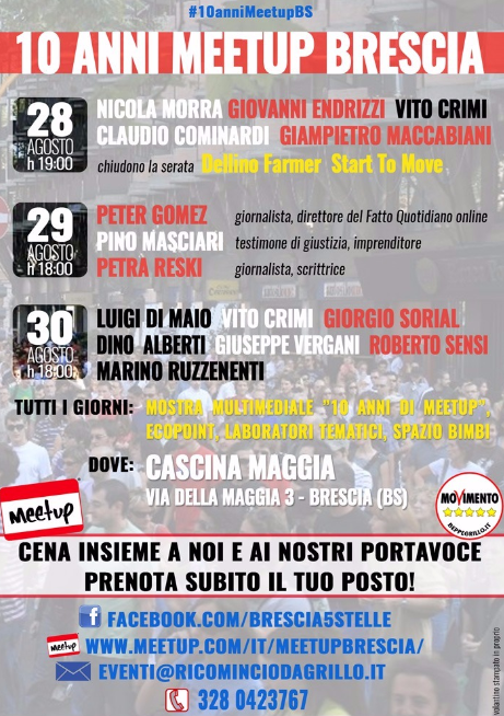 10 Anni Meetup Brescia